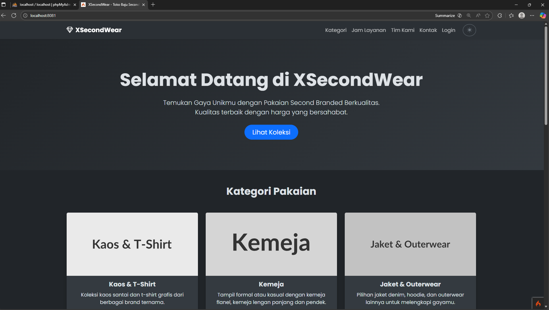 Project Web Toko Baju 